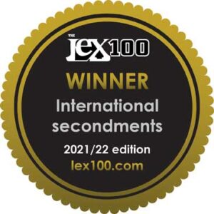 Lex 100 Winner: International secondments